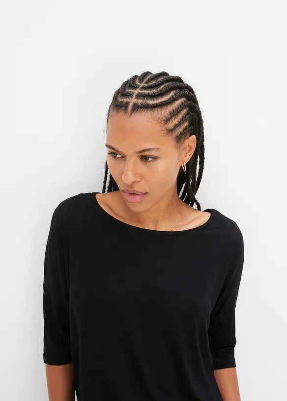Boxy shirt in een zachte viscosemix, bonprix
