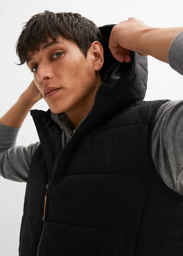 Bodywarmer met capuchon, bonprix