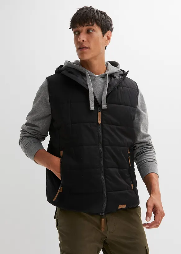 Bodywarmer met capuchon, bonprix