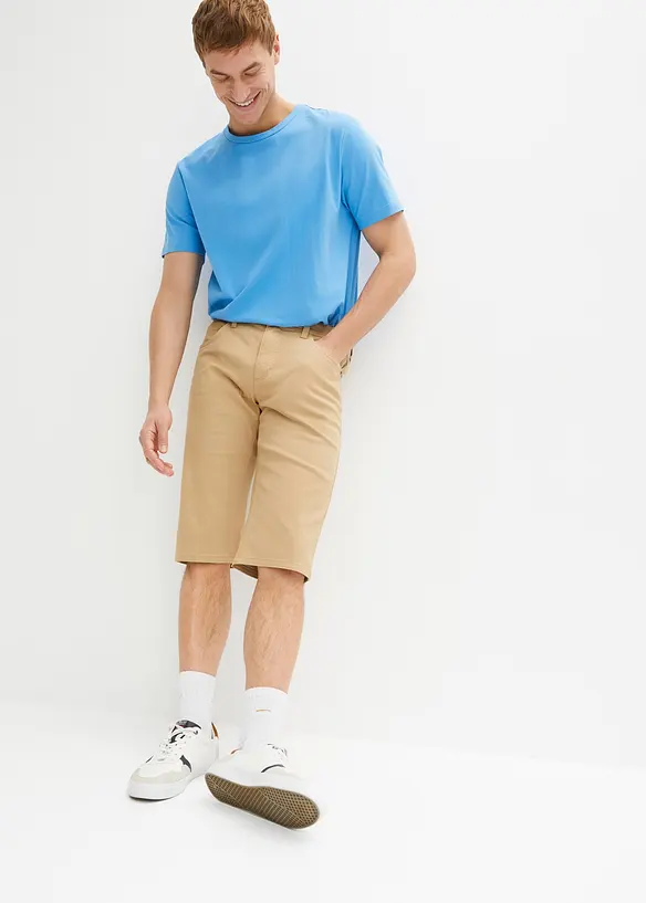 Lange jeans bermuda, regular fit, bonprix
