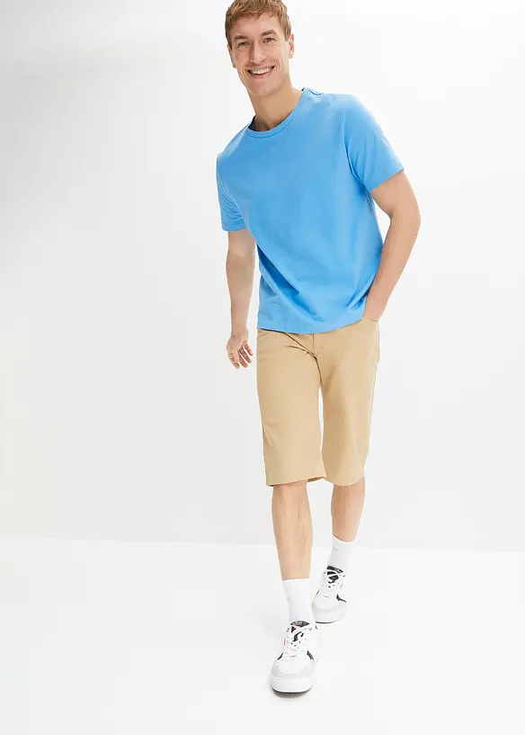 Lange jeans bermuda, regular fit, bonprix
