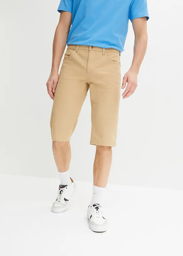 Lange jeans bermuda, regular fit, bonprix