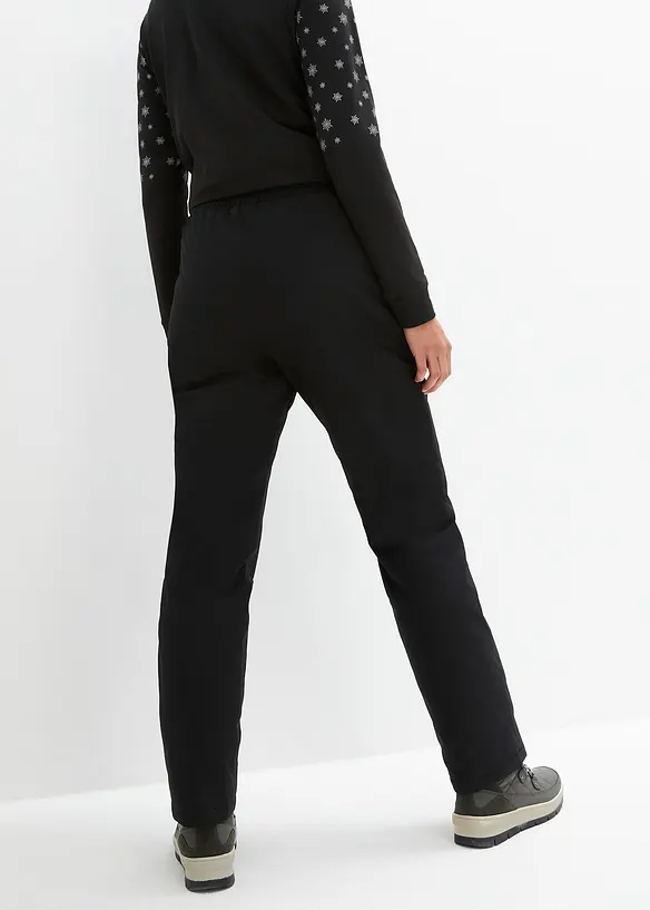 Thermoskibroek met fleece voering en comfortband, waterdicht, straight, bonprix