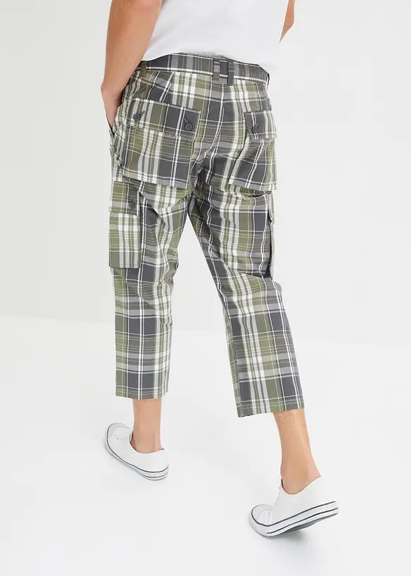 Loose fit 7/8 cargo broek, straight, bonprix