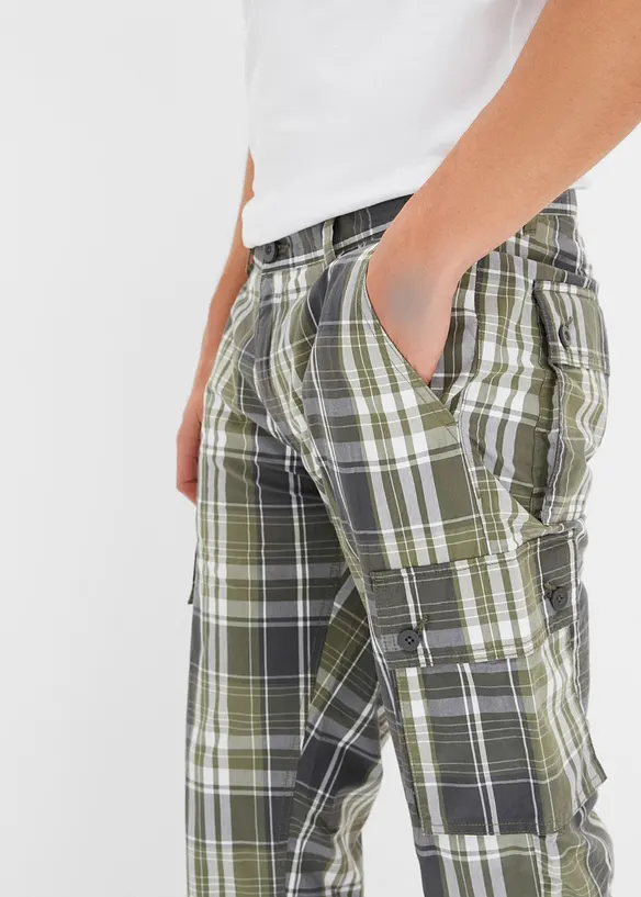 Loose fit 7/8 cargo broek, straight, bonprix