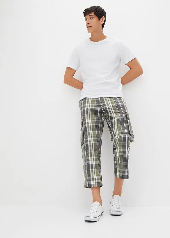 Loose fit 7/8 cargo broek, straight, bonprix