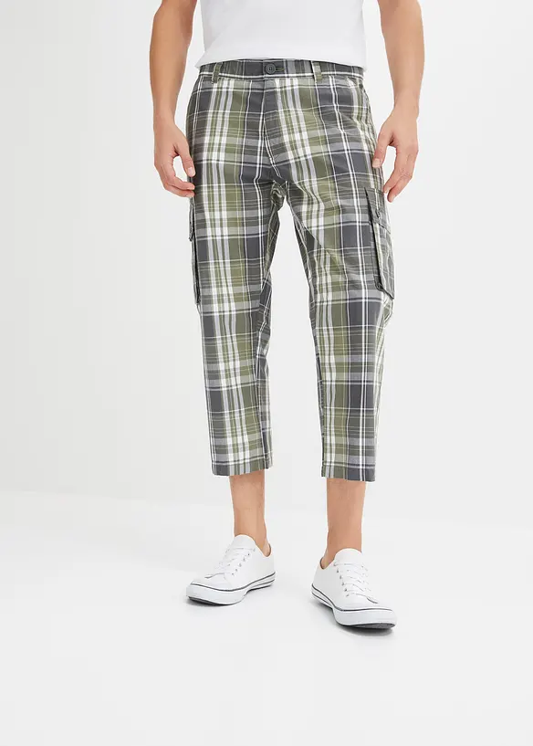 Loose fit 7/8 cargo broek, straight, bonprix