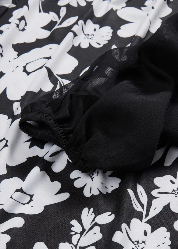 Shirt met chiffon mouwen, bpc selection