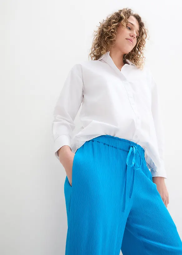 Palazzo broek van pure viscose, bonprix