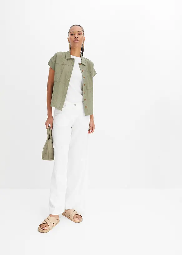 Blouse met korte mouwen, bonprix