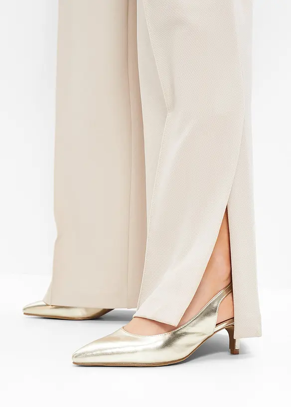 Slingback pumps met smalle hak, bonprix