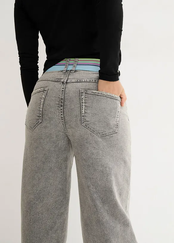 Jeans met vintage wassing, bonprix