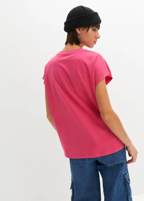 Oversized shirt van puur katoen, bonprix