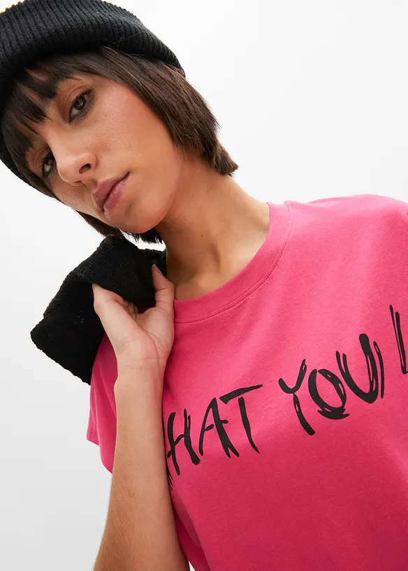 Oversized shirt van puur katoen, bonprix