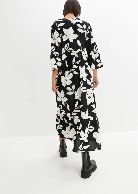 Maxi jurk van viscose, bonprix