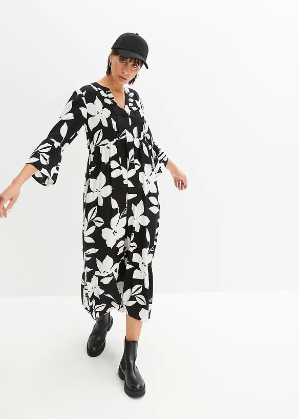Maxi jurk van viscose, bonprix