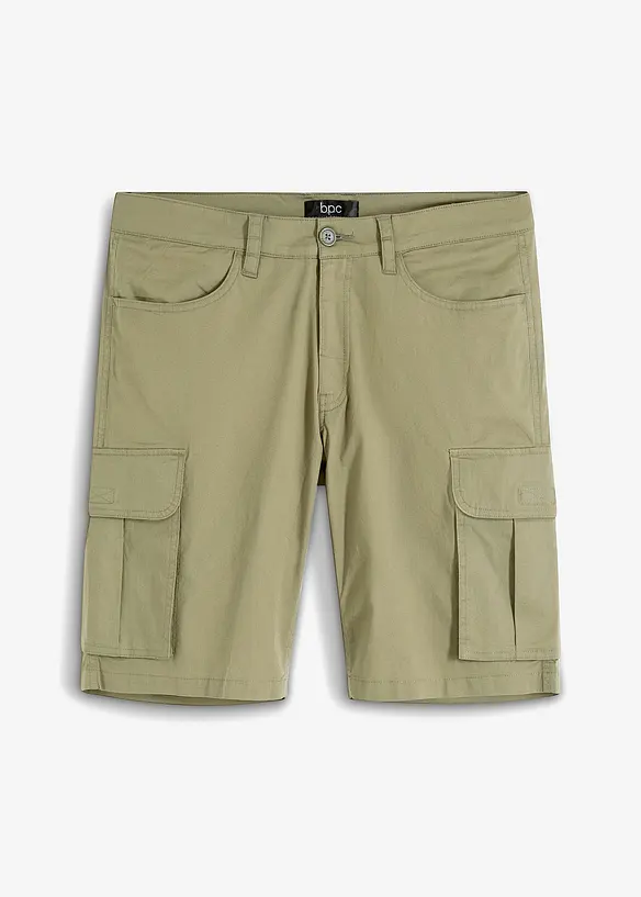 Stretch cargo bermuda, regular fit, bonprix