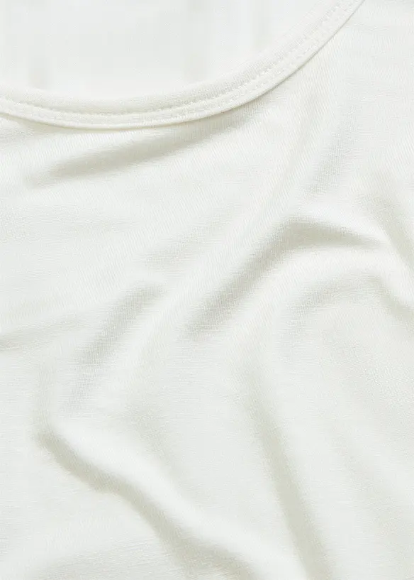 Shirt met ronde hals van zachte viscose, bonprix
