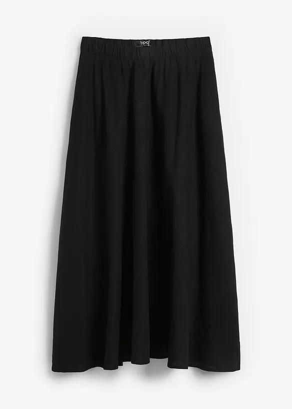 Midirok van een soepele linnenmix, bonprix