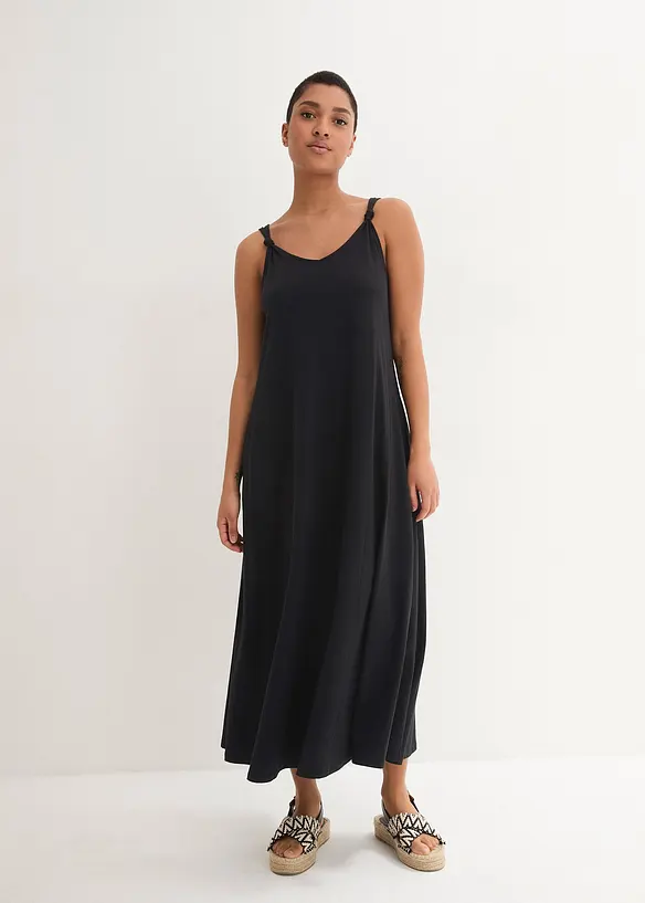 Maxi jersey jurk van biologisch katoe, bonprix
