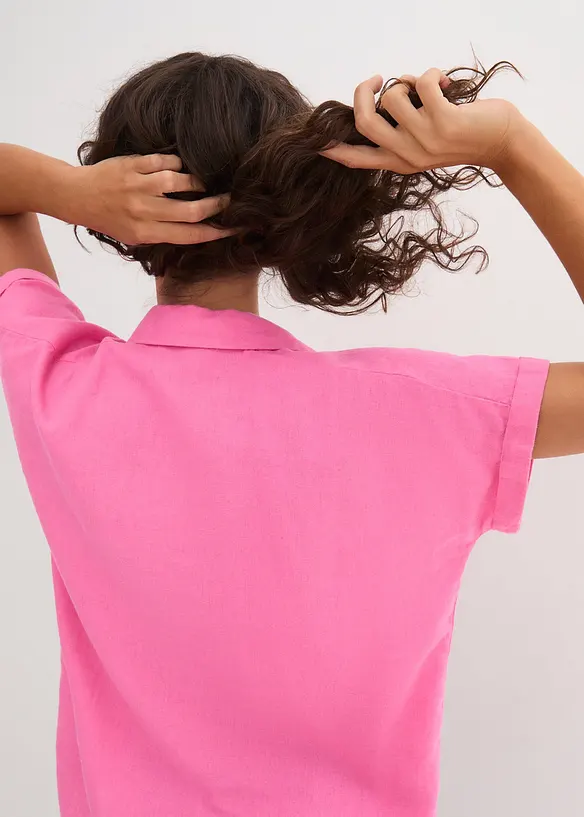 Tuniekblouse van een lichte linnenmix, bonprix