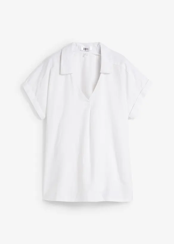 Tuniekblouse van een lichte linnenmix, bonprix