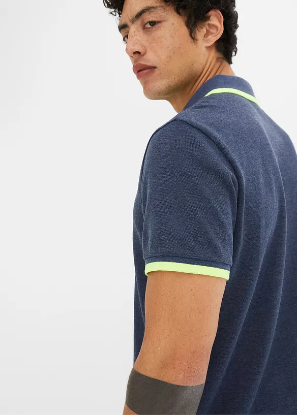 Piqué poloshirt met biologisch katoen, bonprix