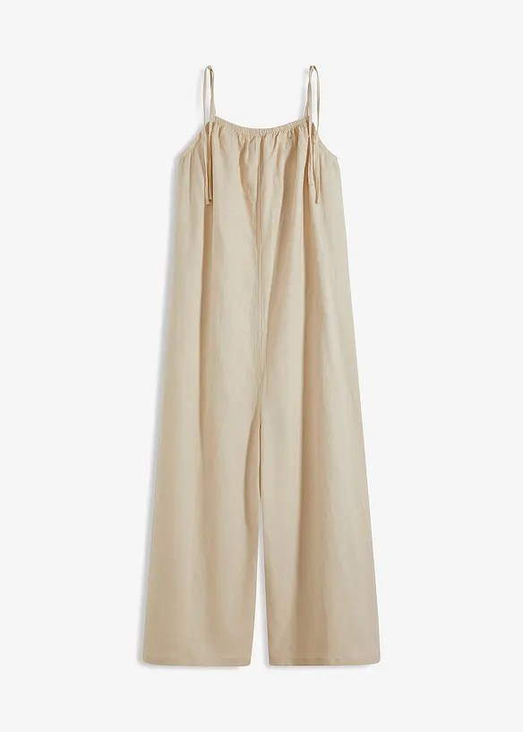 Jumpsuit met linnen, bonprix
