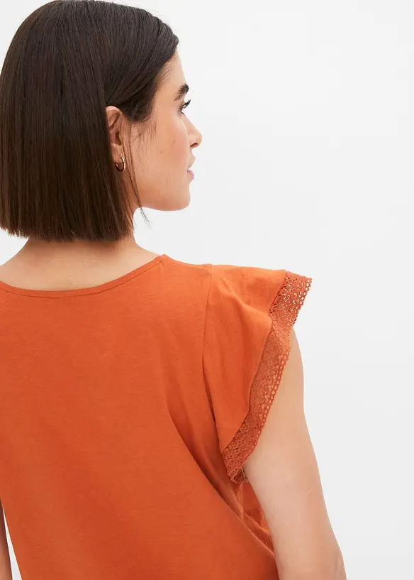Shirt met kant, bonprix