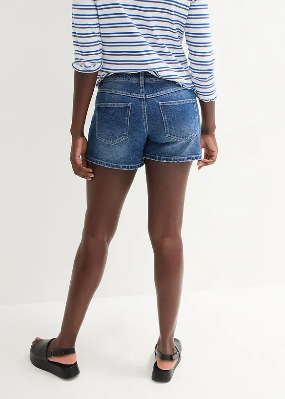 Stretch jeans short, mid waist, bonprix