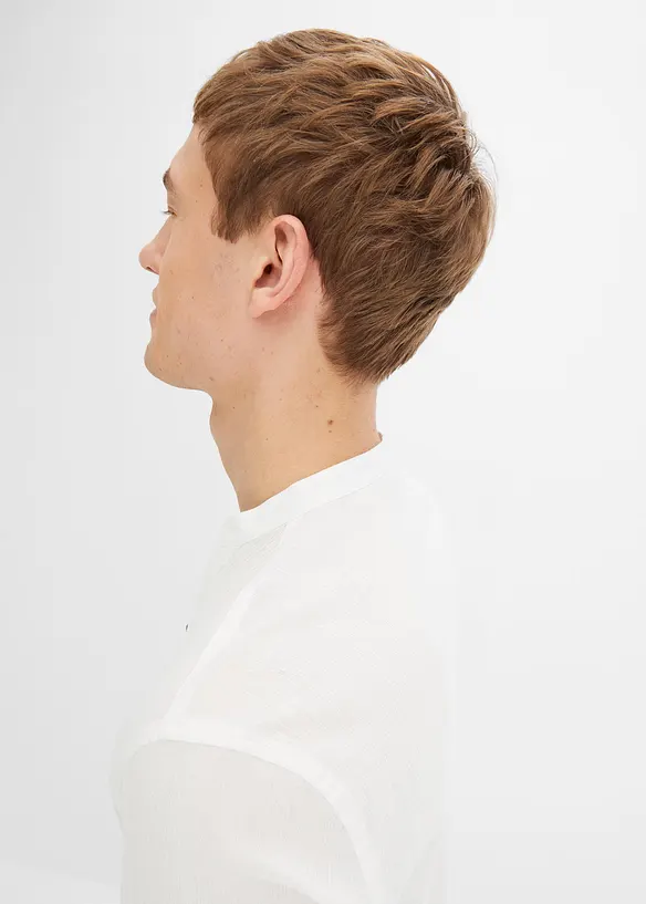 Crinkle overhemd met korte mouwen, bonprix