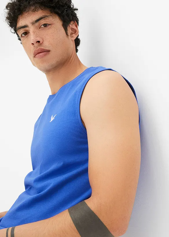 Tanktop (set van 2) van biologisch katoen, bonprix