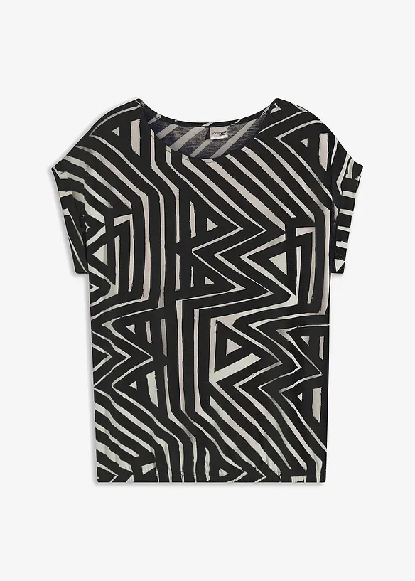 Oversized shirt in een soepele viscosemix, bonprix