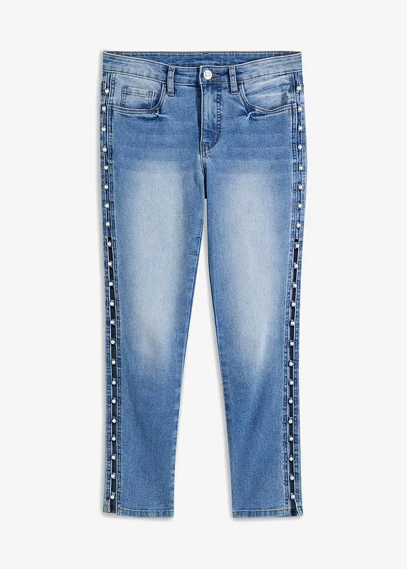 Skinny jeans mid waist, stretch, bonprix