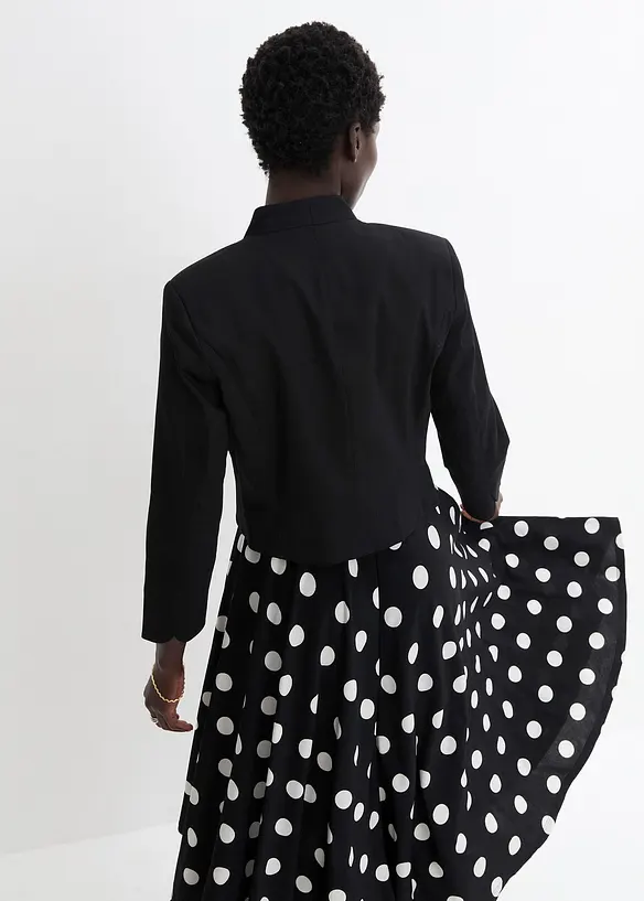Bolero met gegolfde rand, bonprix