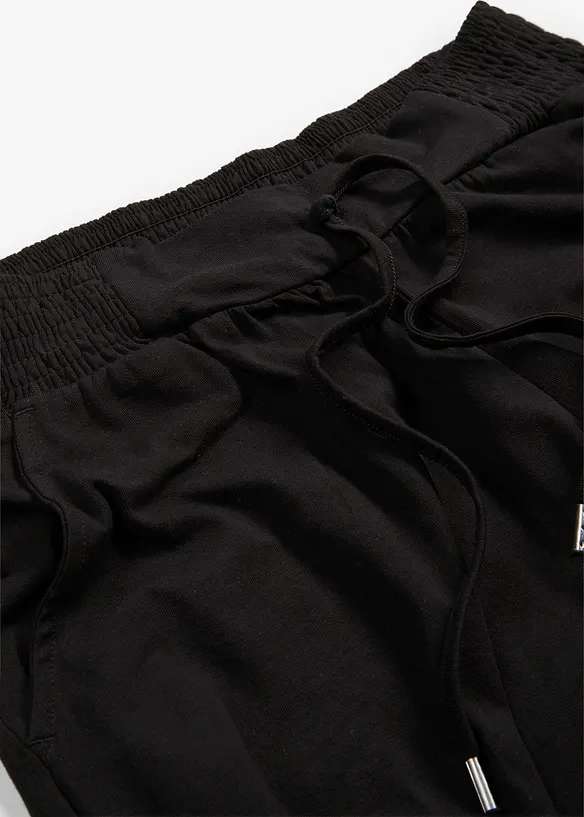 Jersey broek van katoenmix, bonprix