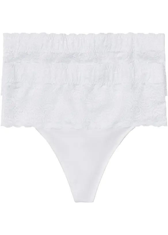 Corrigerende string (set van 2), medium corrigerend, bonprix