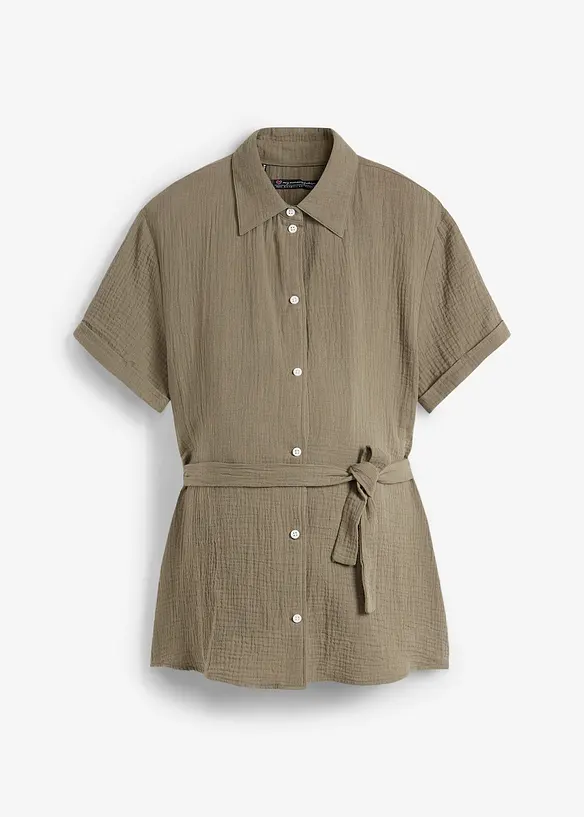 2-in-1 zwangerschapsblouse/voedingsblouse van mousseline, bonprix