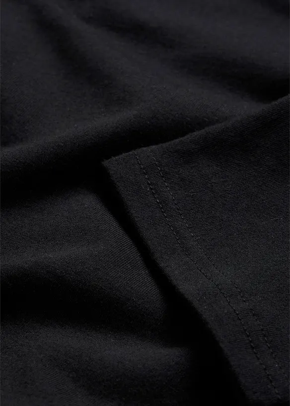 Shirt met boothals, halflange mouw, bonprix