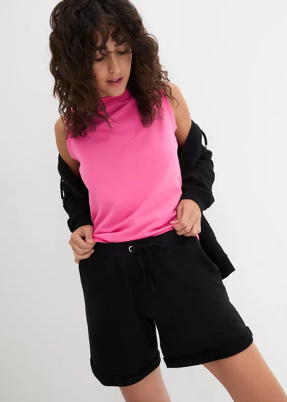 Sweat short van puur katoen, bonprix