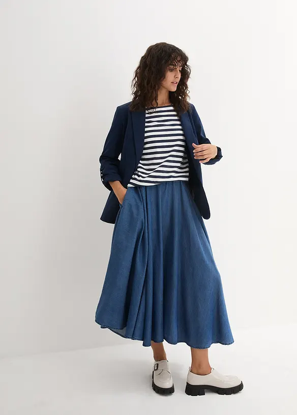 Shirt met 3/4 mouwen en boothals, bonprix
