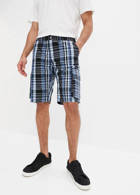 Cargo bermuda met comfortabele band, regular fit, bonprix