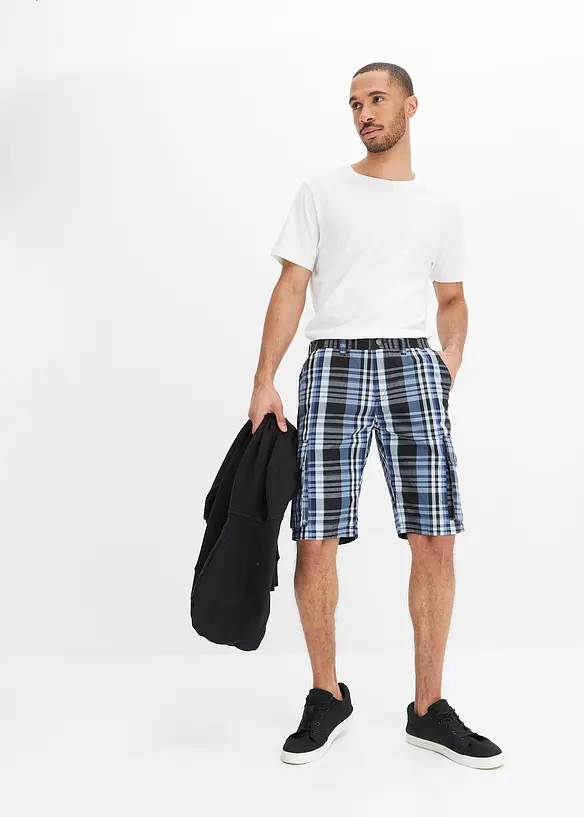 Cargo bermuda met comfortabele band, regular fit, bonprix