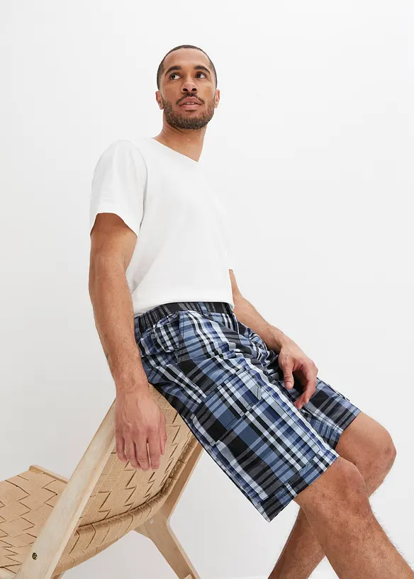 Cargo bermuda met comfortabele band, regular fit, bonprix
