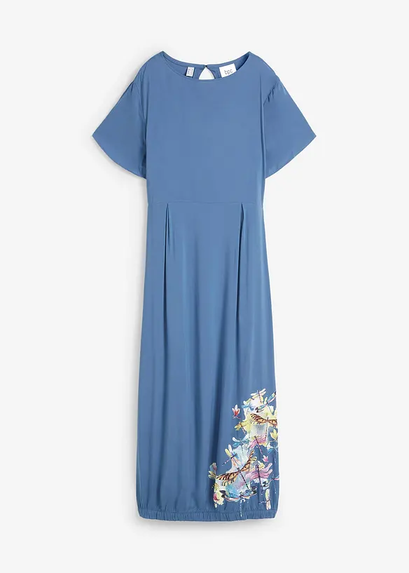 Maxi-jurk van vloeiende viscose met print, bonprix