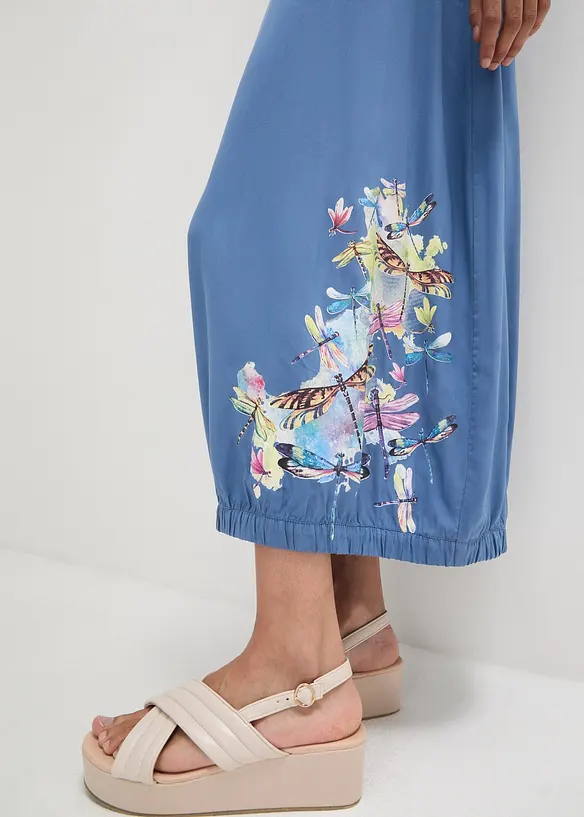 Maxi-jurk van vloeiende viscose met print, bonprix