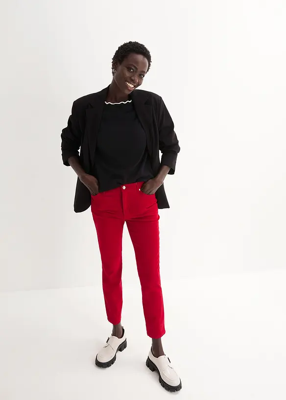 Stretch broek van katoen, bonprix