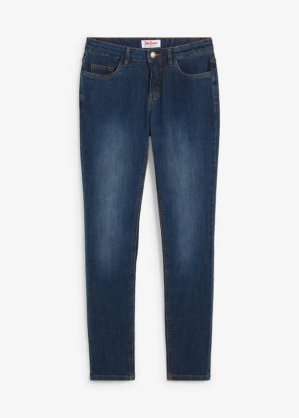 Skinny stretch jeans mid waist, bonprix