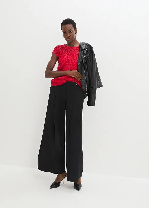Blouse van koordkant, bonprix