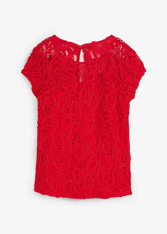 Blouse van koordkant, bonprix